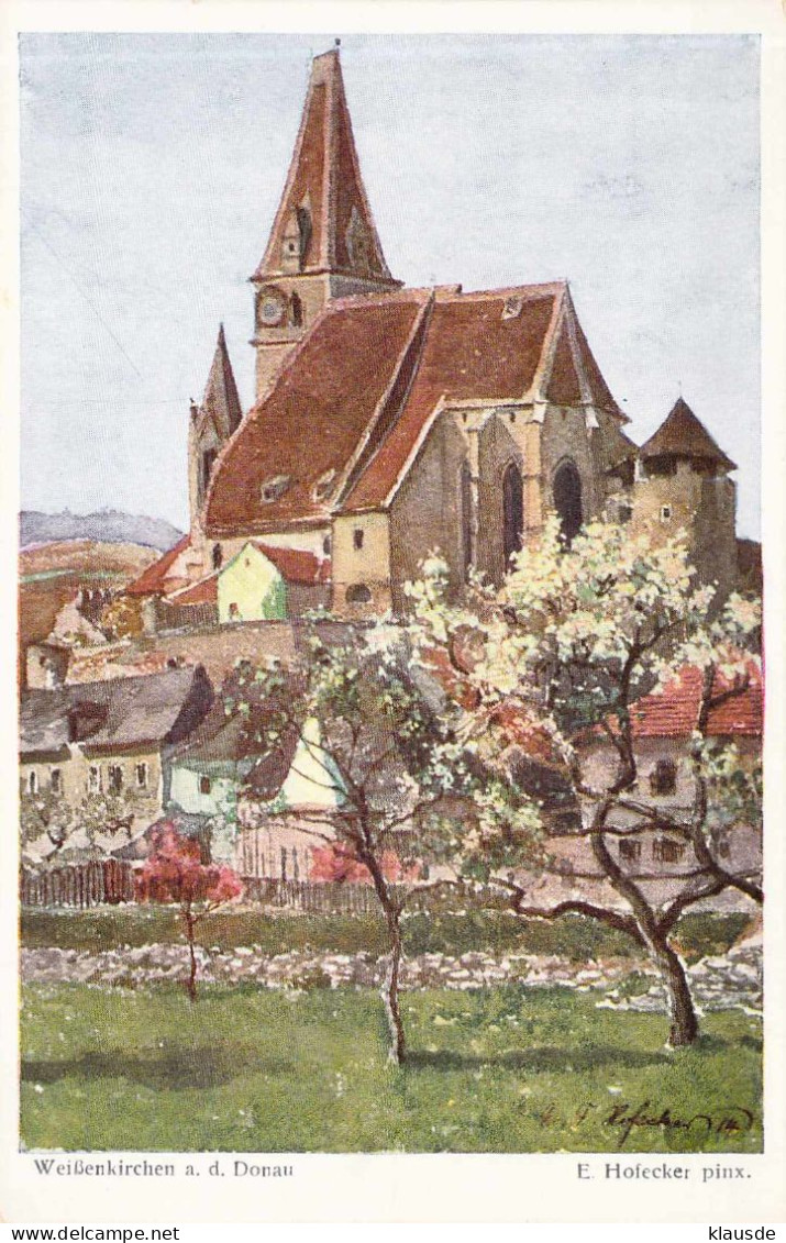 Weißenkirchen A.d.Donau (Künstlerkarte) E.Hofecker - Wachau