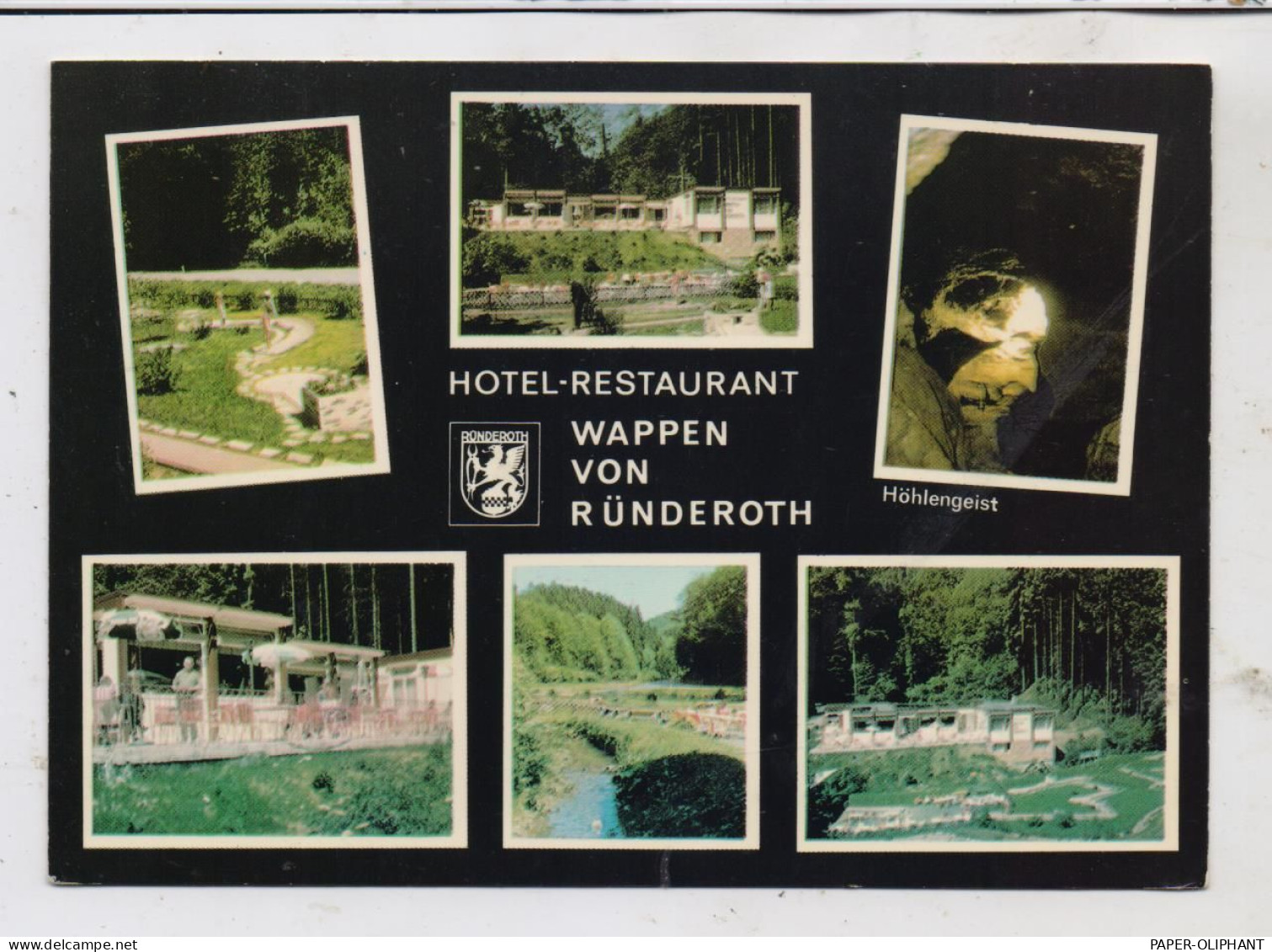 5250 ENGELSKIRCHEN - RÜNDEROTH, Hotel / Restaurant "Wappen Von Ründeroth", Minigolf - Lindlar