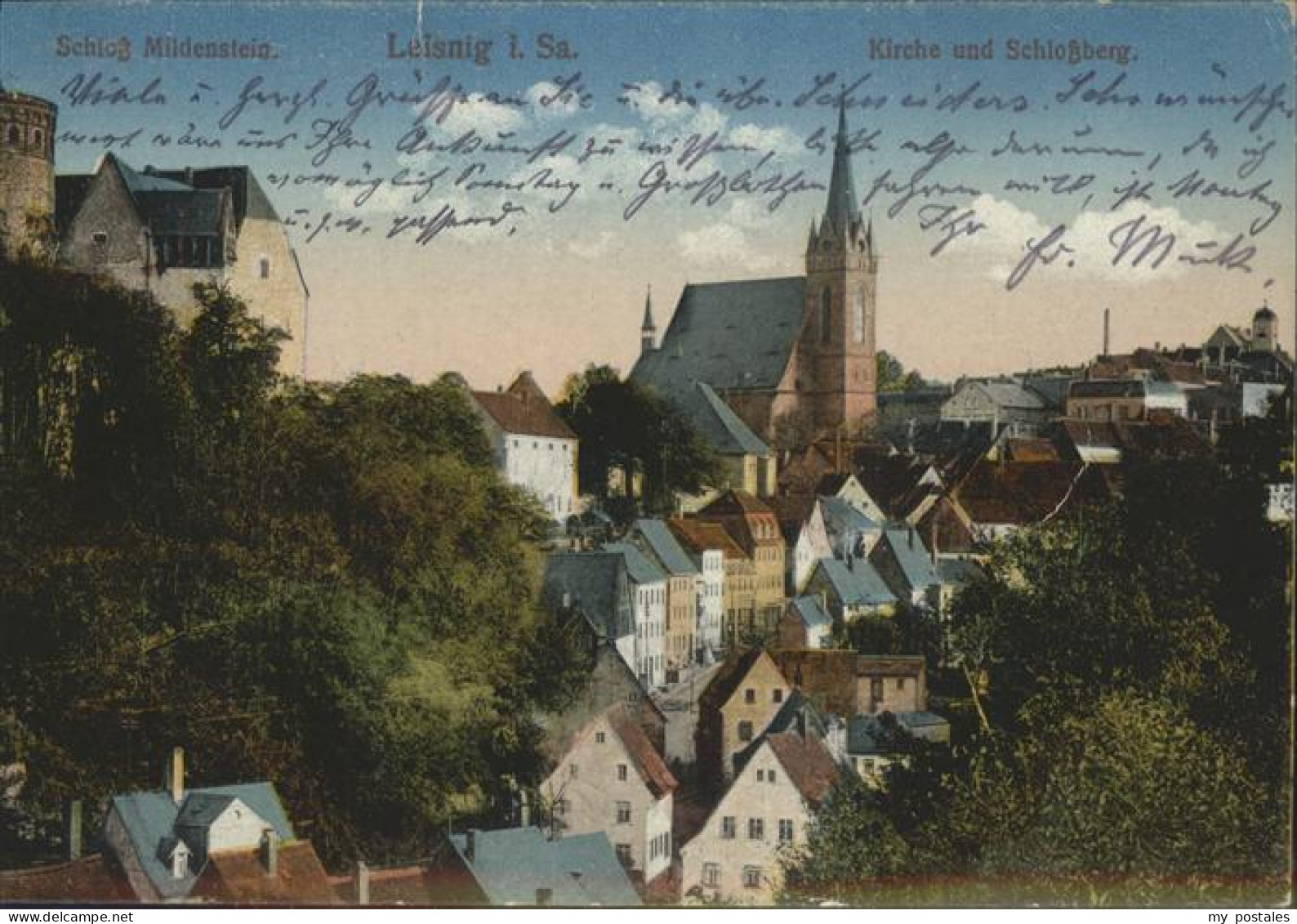 41332772 Leisnig Schloss Kirche Und Schlossberg Leisnig - Leisnig