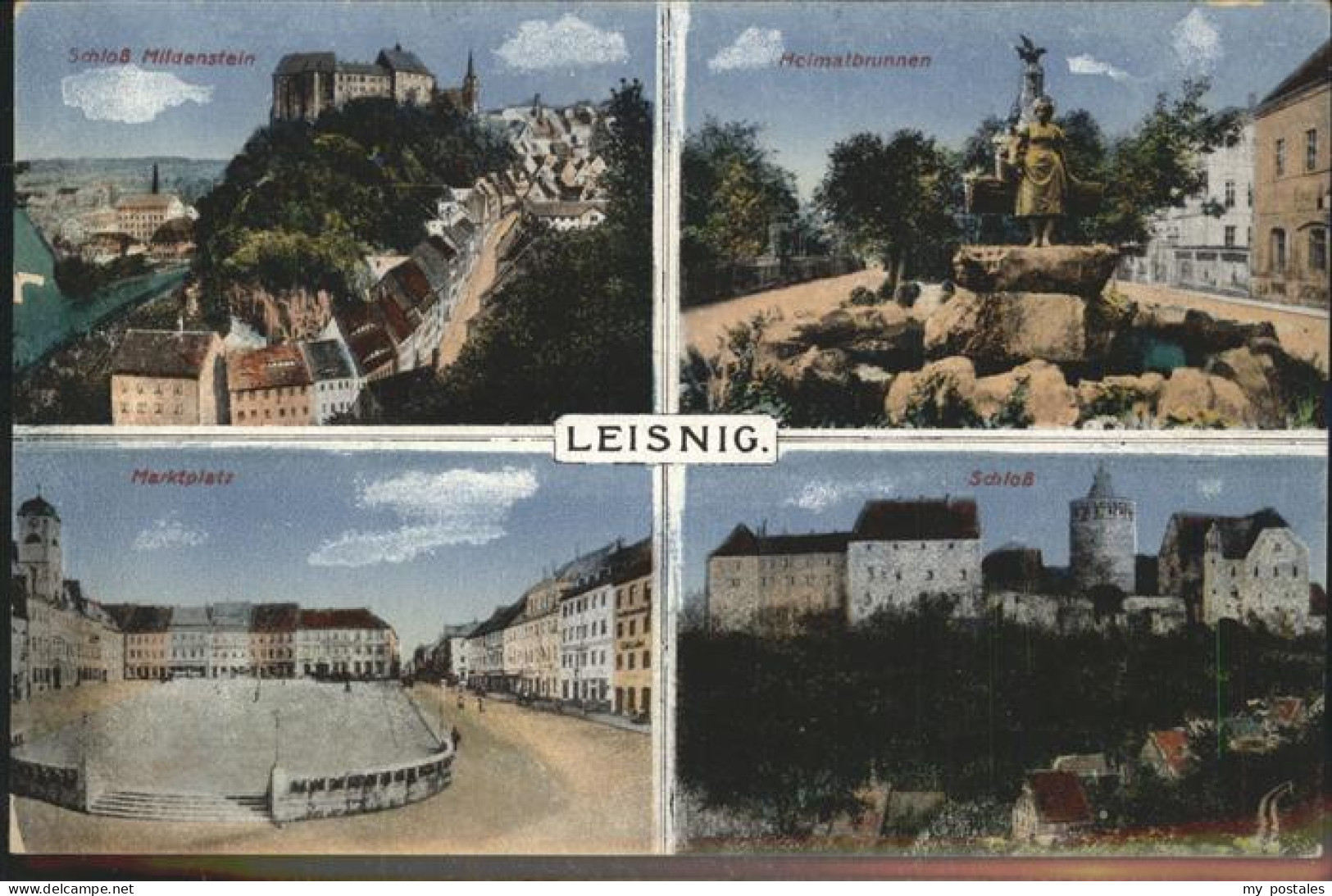 41332708 Leisnig Schloss Mildenstein Markt Heimatbrunnen Leisnig - Leisnig