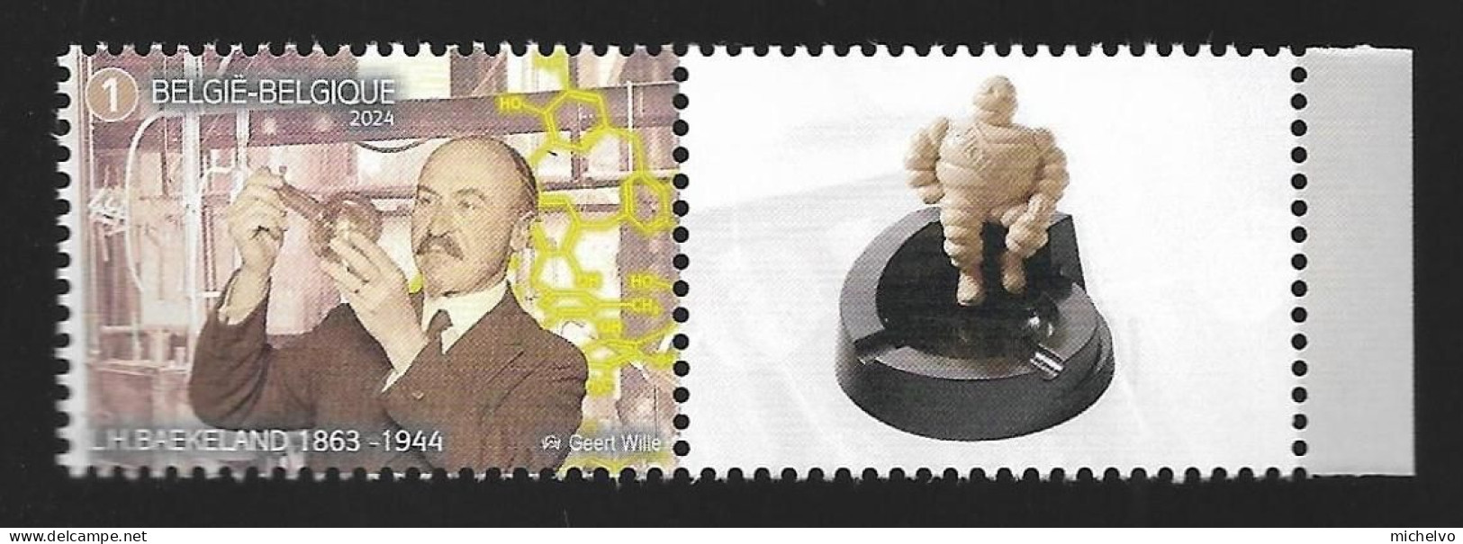 Belg 2024 - La Bakélite ** (inventeur Belge : Léo Baekeland) - Unused Stamps