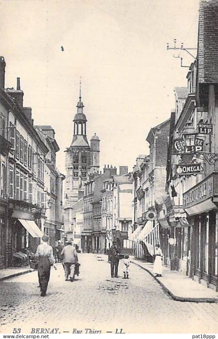 27 - BERNAY : Rue Thiers - CPA - Eure - Bernay