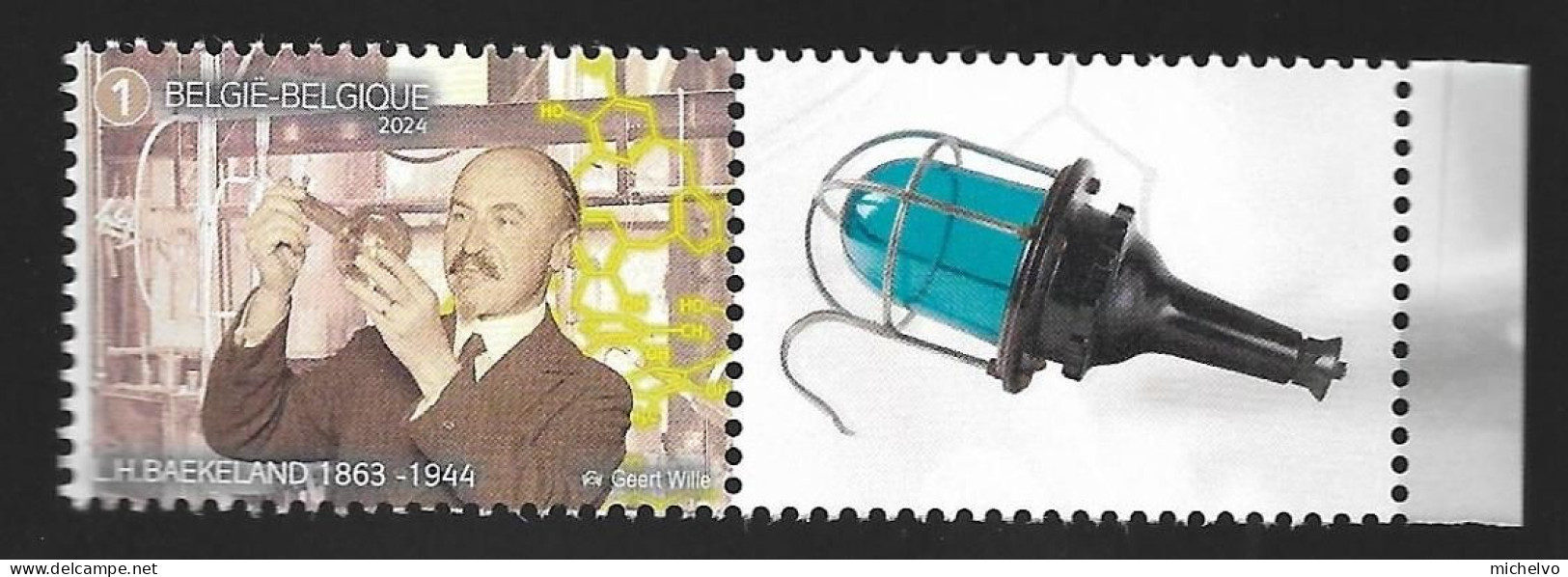 Belg 2024 - La Bakélite ** (inventeur Belge : Léo Baekeland) - Unused Stamps