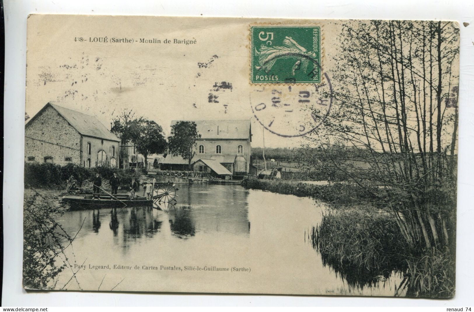 Moulin Loué Moulin De Barigné - Loue