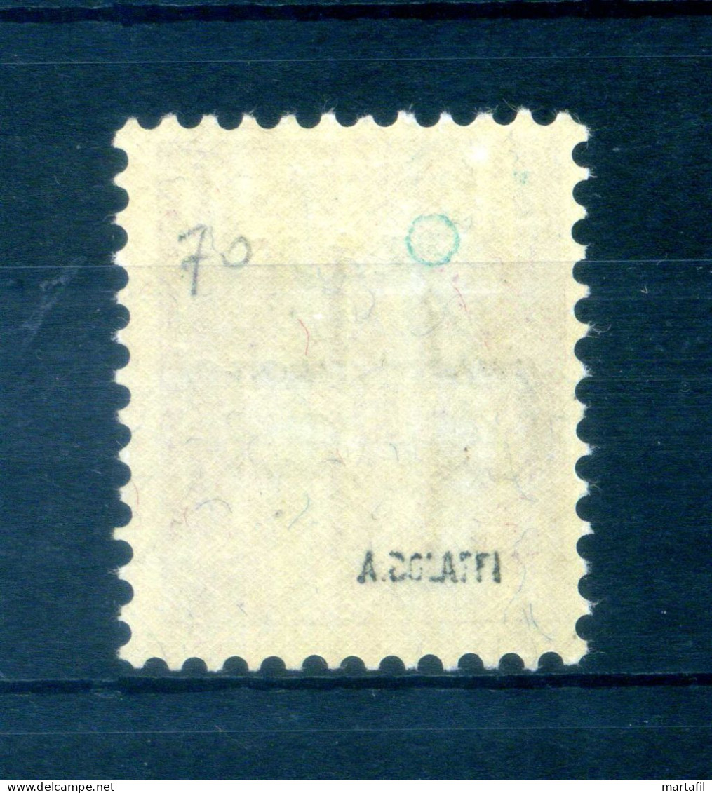 1924-27 SVIZZERA Helvetia SERVIZIO "S.d.N. Bureau International Du Travail" Un. N.70 * - Dienstzegels