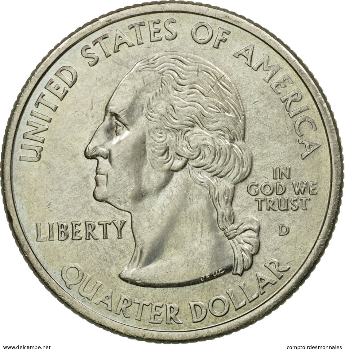 Monnaie, États-Unis, Quarter, 2002, U.S. Mint, Denver, SUP, Copper-Nickel Clad - 1999-2009: State Quarters