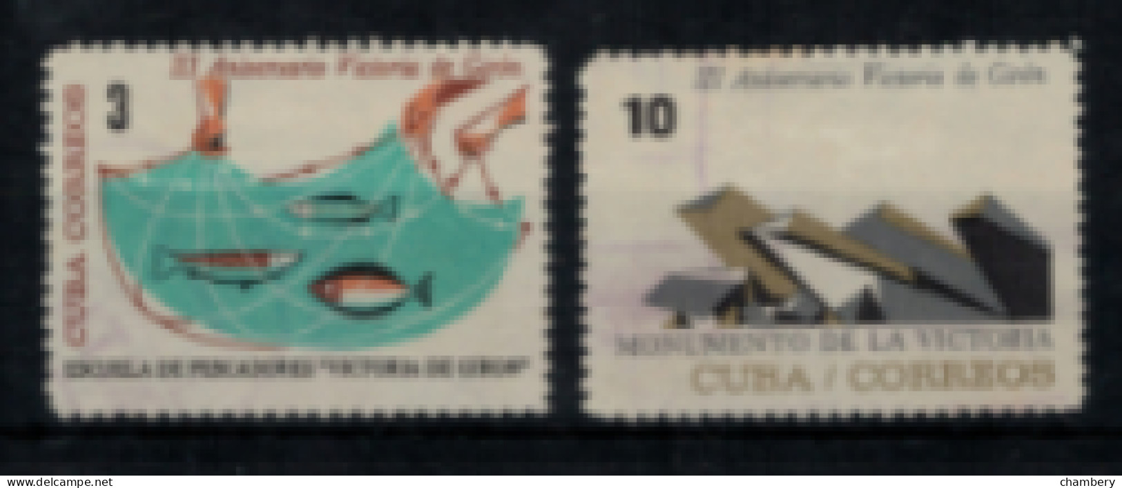 Cuba - "3ème Anniversaire De La Victoire De Giron" - Série Oblitérée N° 705 à 706 De 1964 - Oblitérés