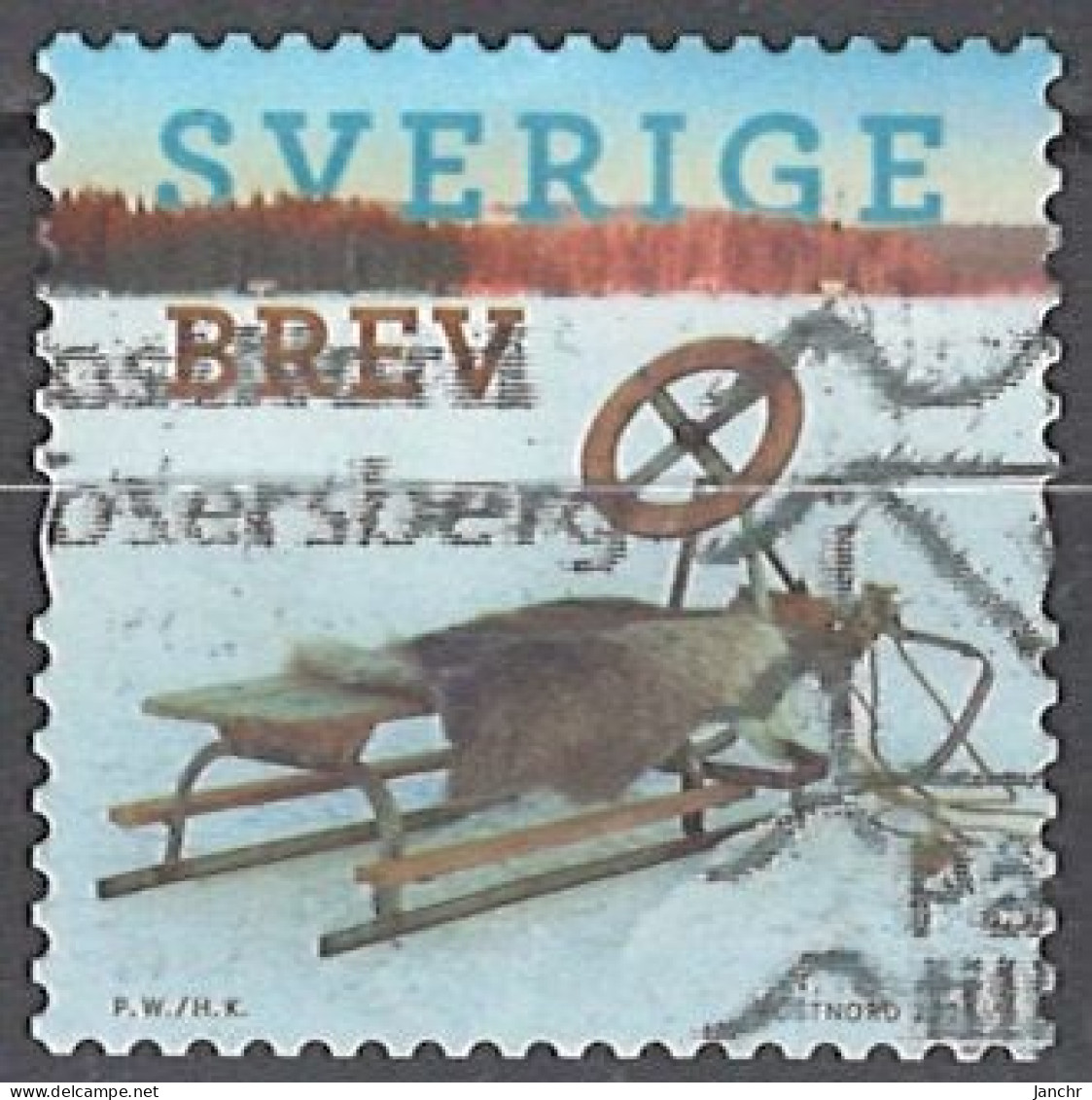 Sweden 2021. Mi.Nr. 3406, Used O - Oblitérés