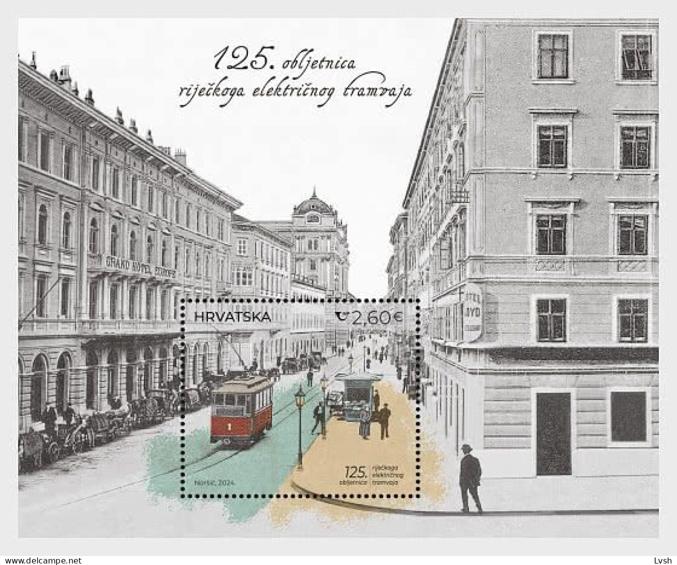 Croatia.2024.125 Years Of The Rijeka Electric Tram.s/s **. - Strassenbahnen