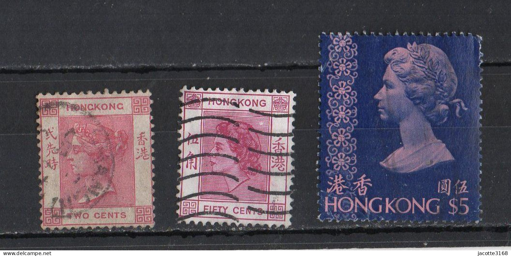 Hong Kong -1976 - 1978  Reine Elisabeth II - Used Stamps
