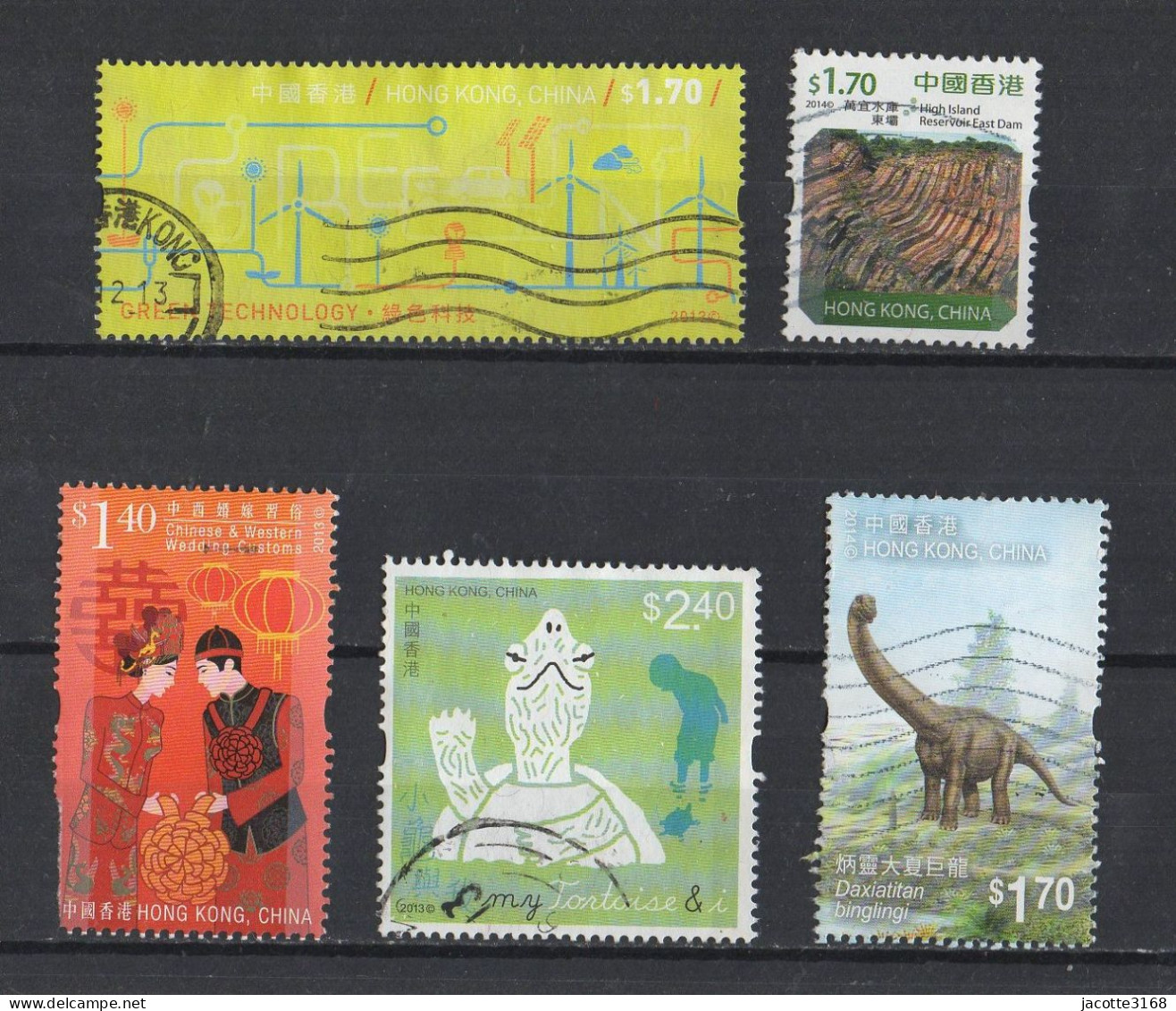 Hong Kong - Chine  2013 - 2014  MI / 1871 Lot De 5 Timbres - Gebraucht