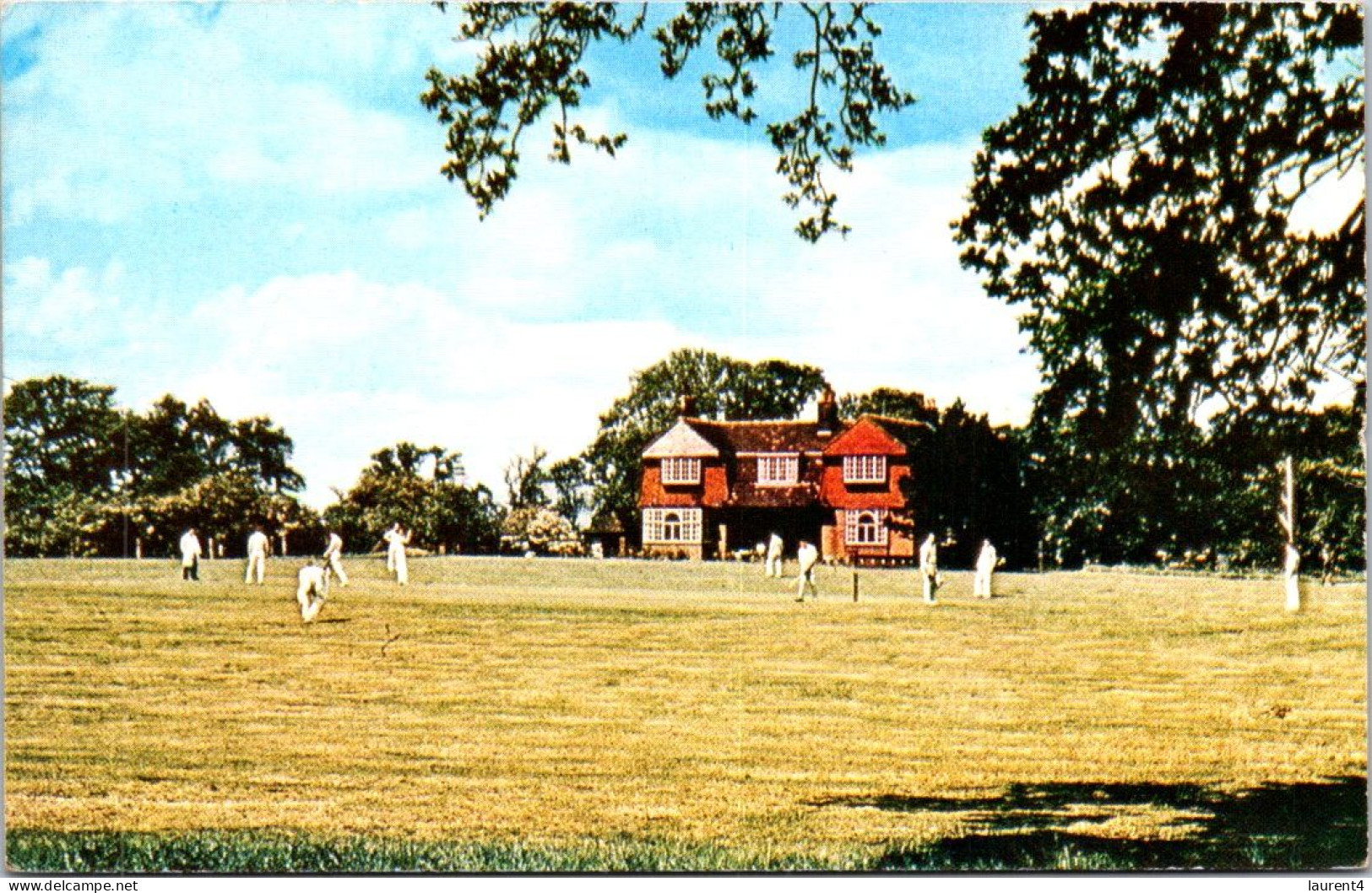 23-1-2024 (2 X 6) UK - (colorised B/w) Cricket ? Play At Gilwellbury - Gilwell Park - Cricket