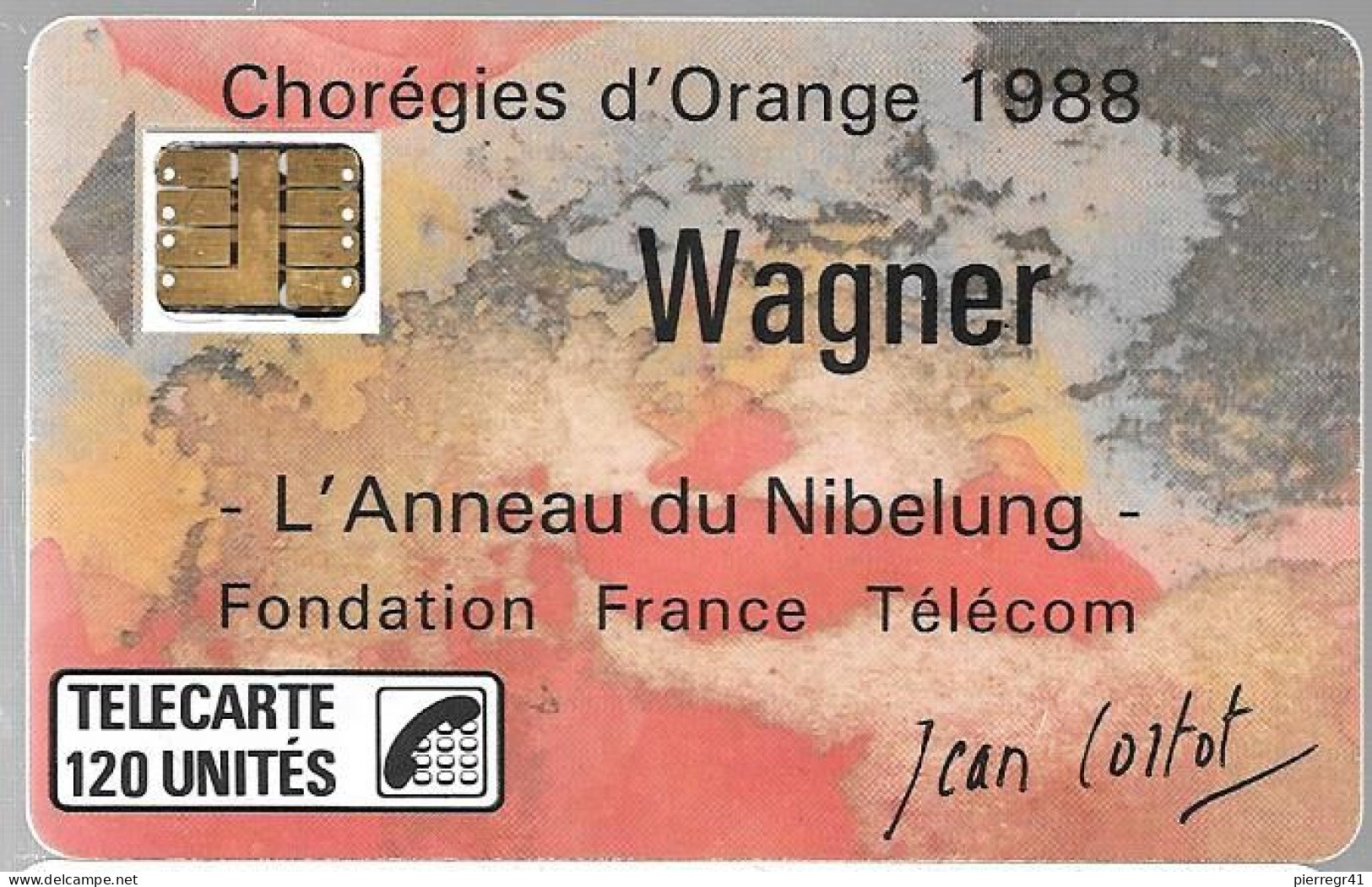 CARTE-PUBLIC-F24-120U-SC3-1988-WAGNER-V°N°6Pe 102784-Utilisé--TBE/LUXE - 1988