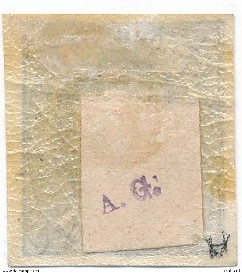 CUBA 1866 10c Queen Isabella Scott 24 Correos - Signed And Marked With A.G. - Prephilately