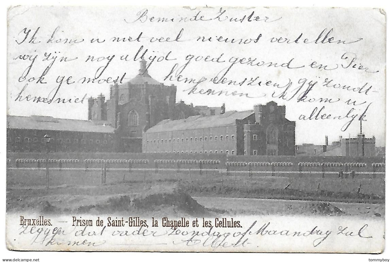 CPA Bruxelles, Prison De Saint-Gilles, La Chapelle Et Les Cellules - St-Gilles - St-Gillis