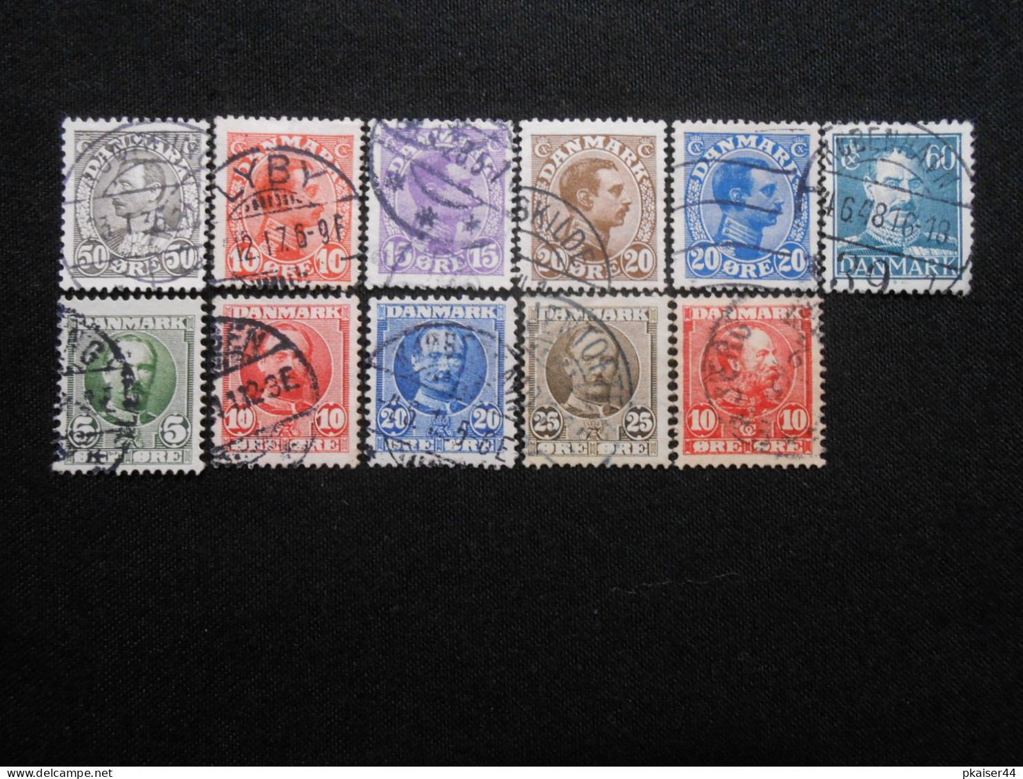 DK Mi  Christian X - Dänemark - Div. Jahrgänge - Lot 852 - Gebraucht