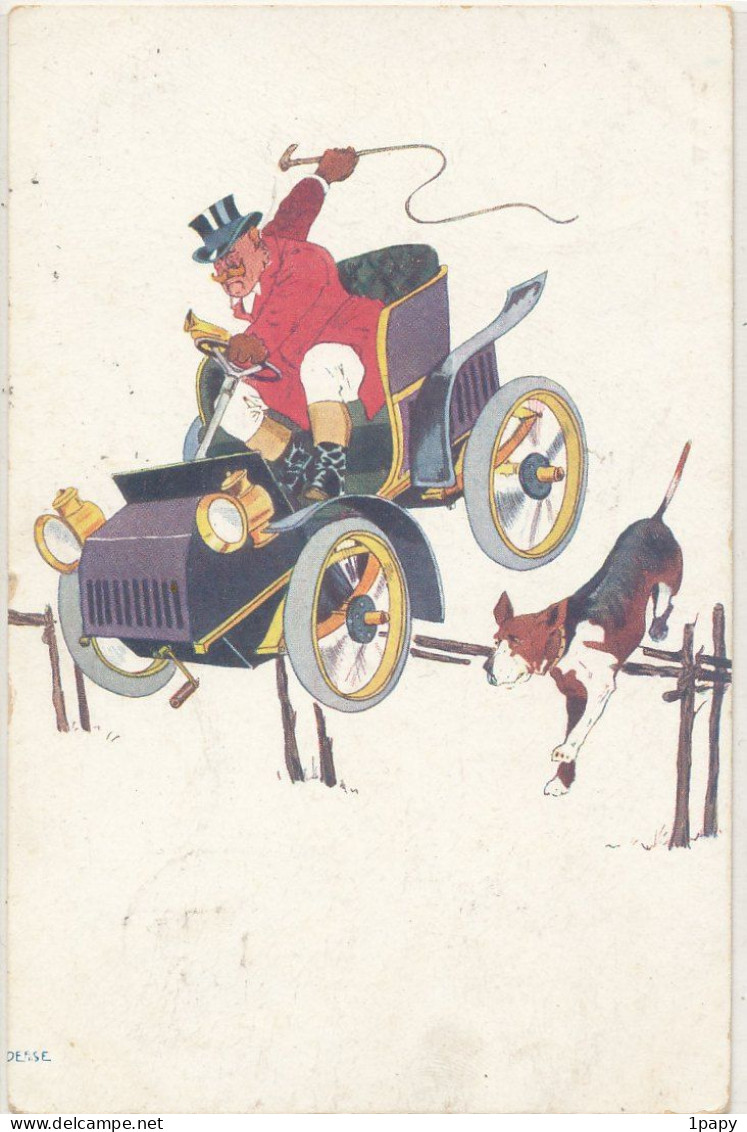 Illustrateur  -  Schoenpflug - Automobile  Saut D'Obstacles   Chien - Schoenpflug, Fritz