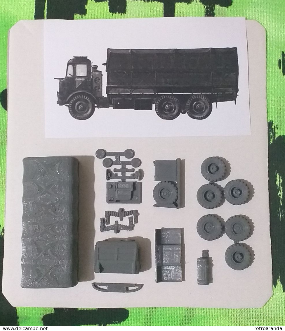 Kit Maqueta - Vehículo Militar - Camión Pesado Leyland Hippo . 1944 - Militaire Voertuigen