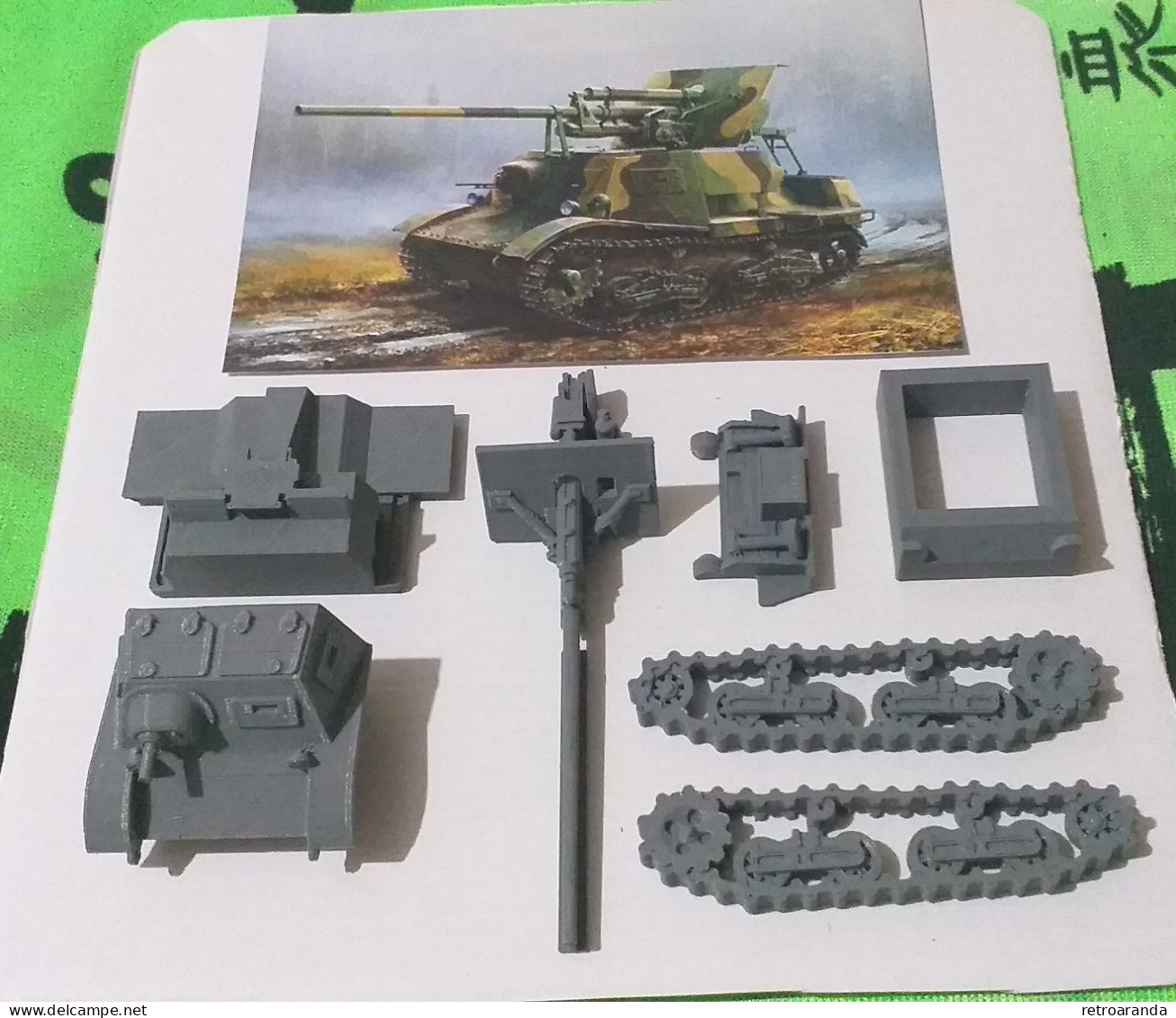 Kit Maqueta Para Montar Y Pintar - Vehículo Militar - Antitanque Zis 30 . WWII . - Military Vehicles