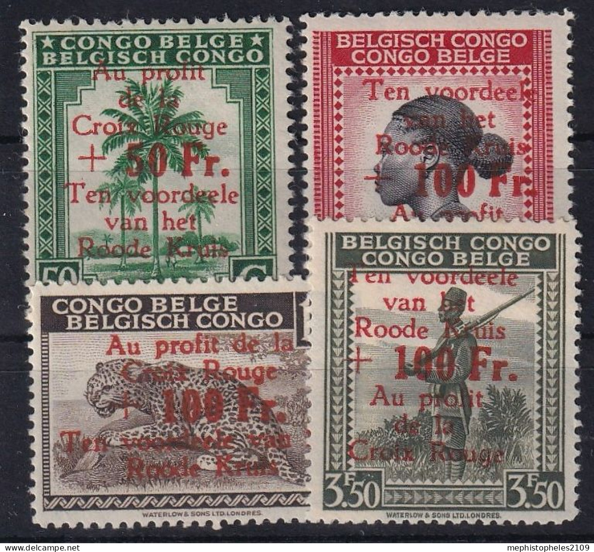 BELGISCH-CONGO 1947 - MNH - Mi 248-251 - Neufs