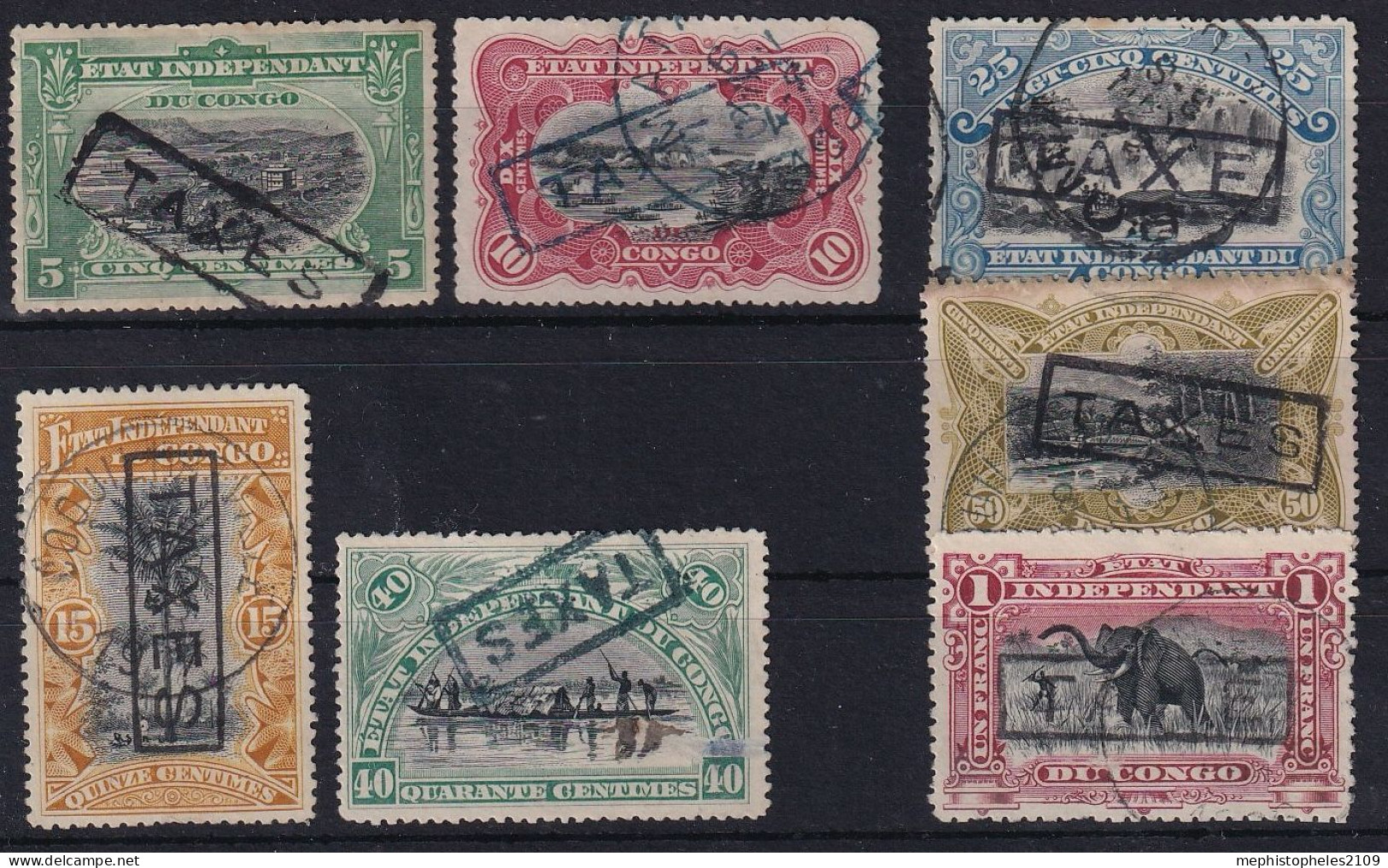 BELGISCH-CONGO 1909+ - MLH/canceled - Ex Mi 14-30 - Taxe - Nuevos