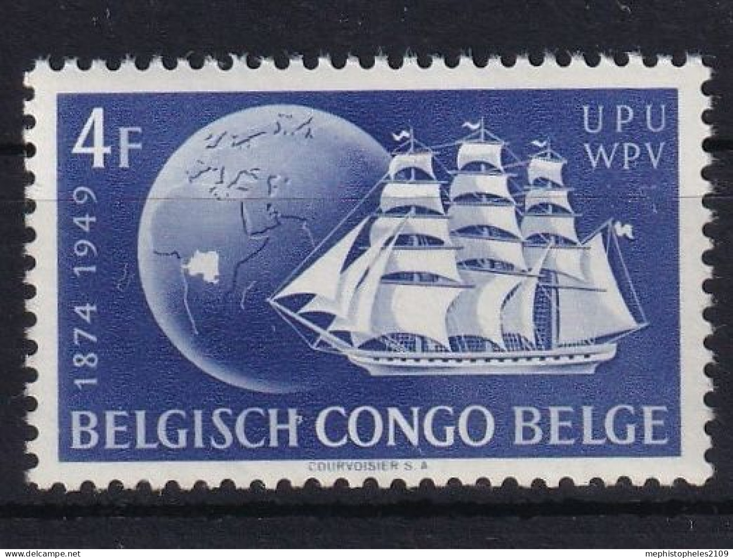 BELGISCH-CONGO 1949 - MLH - Mi 290 - Nuovi