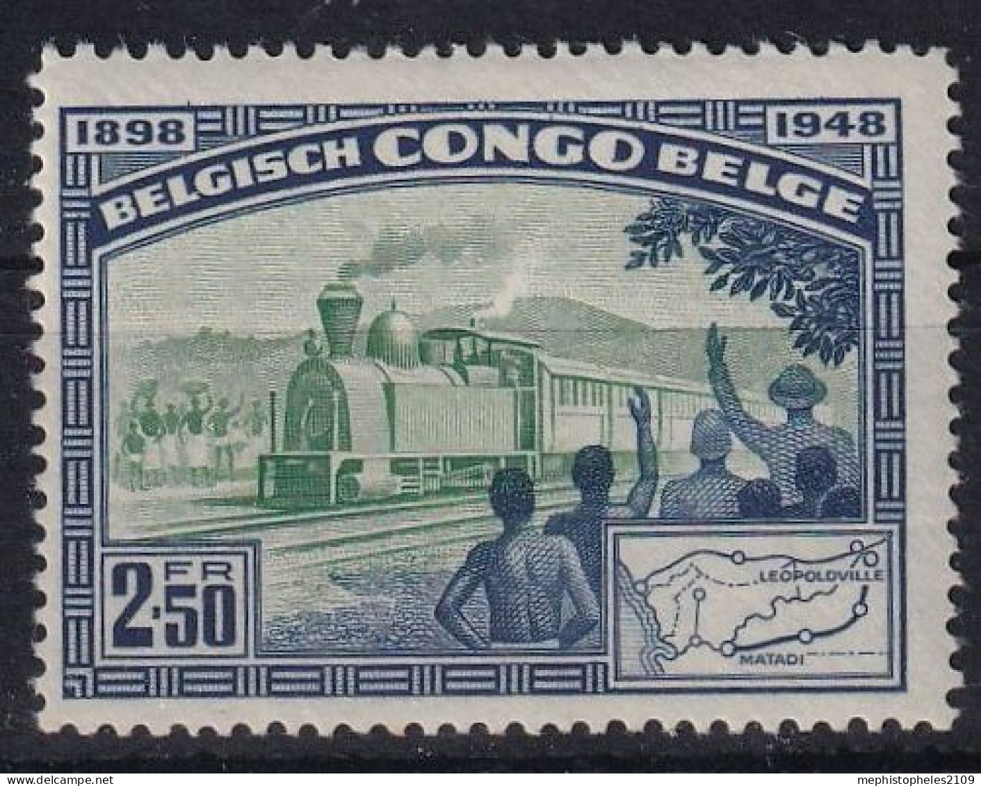 BELGISCH-CONGO 1948 - MLH - Mi 289 - Nuovi