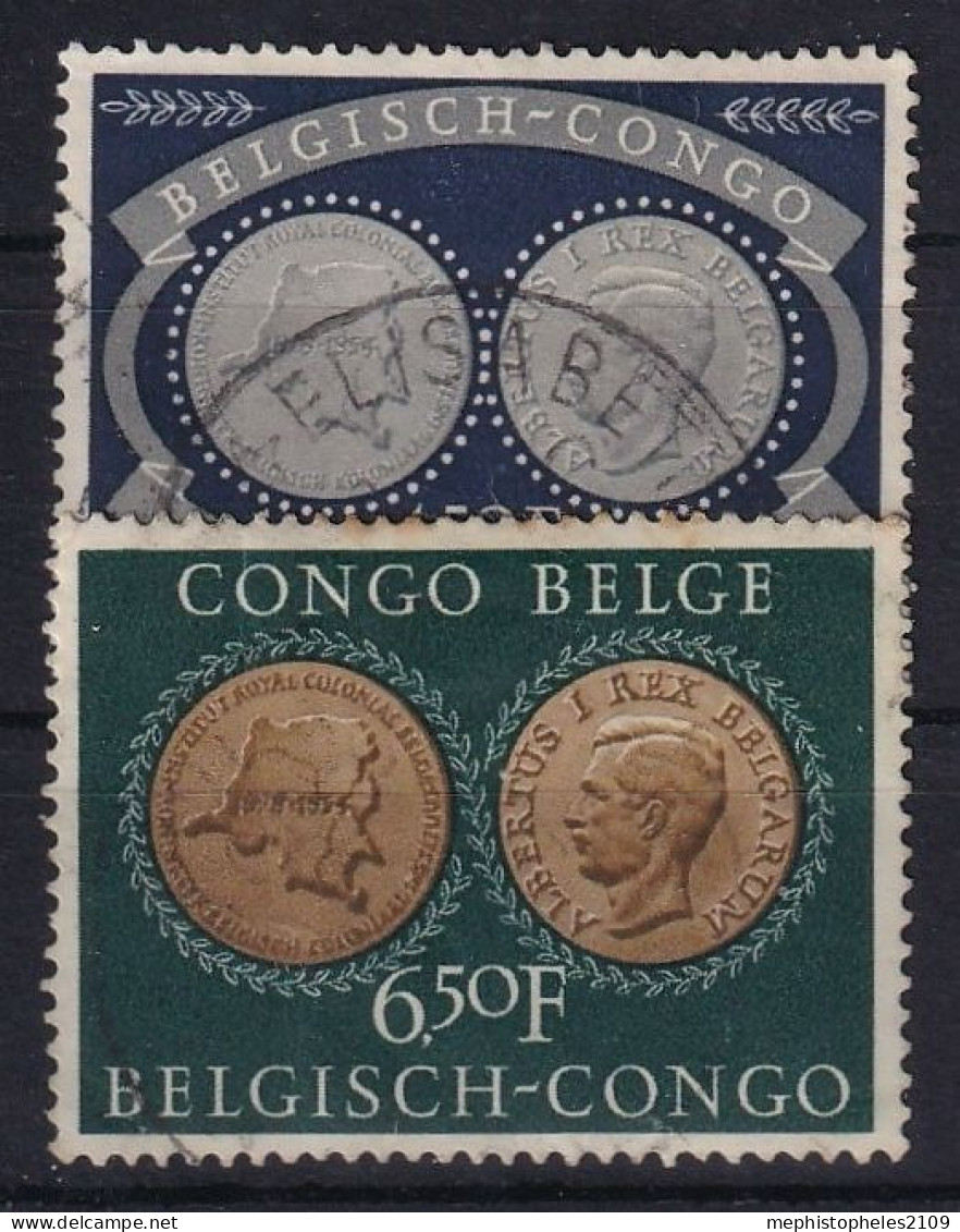 BELGISCH-CONGO 1954 - Canceled - Mi 320, 321 - Usati