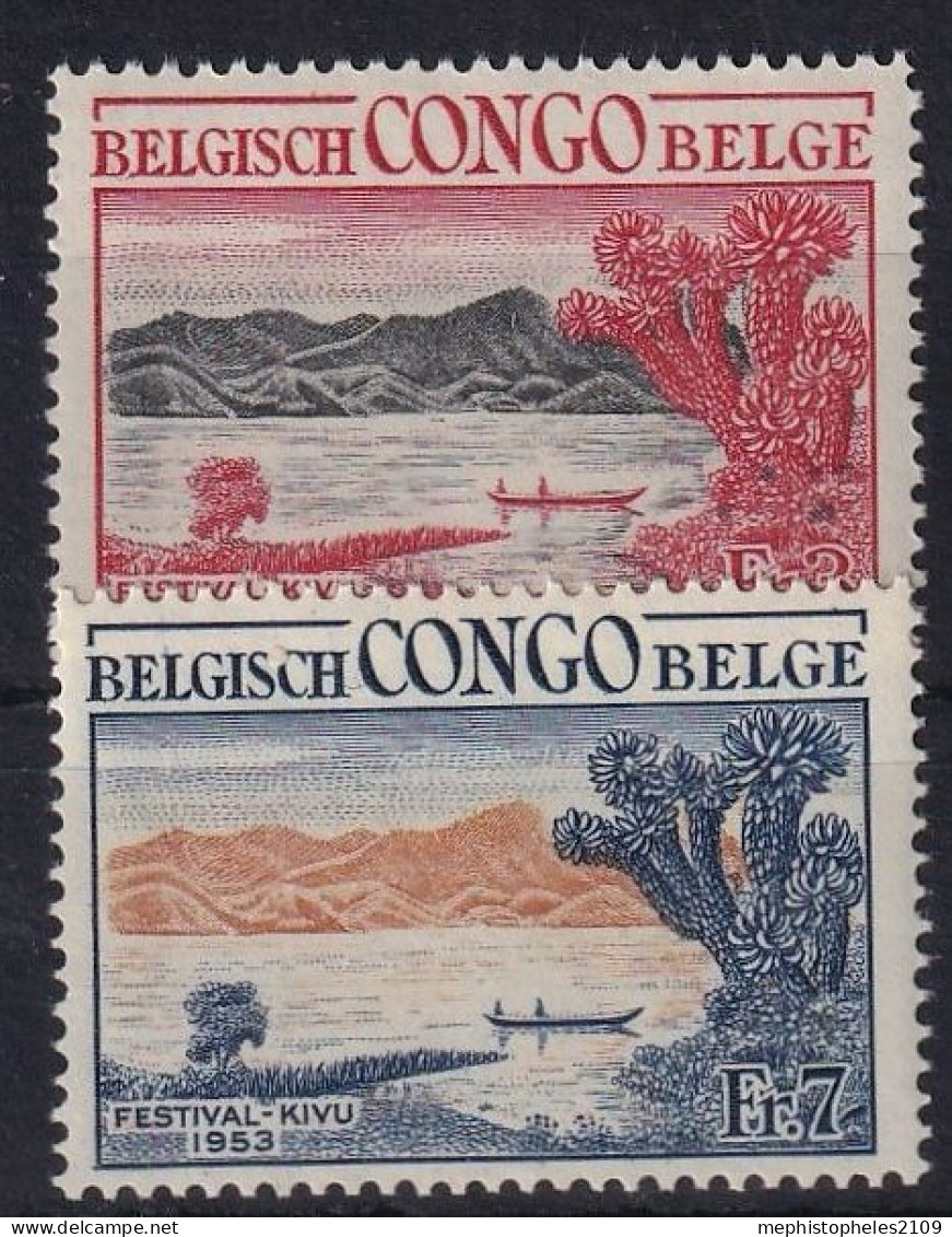 BELGISCH-CONGO 1953 - MNH - Mi 318, 319 - Nuovi