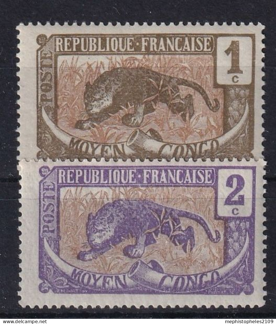 CONGO FRANCAIS 1907-17 - MLH - YT 48, 49 - Neufs