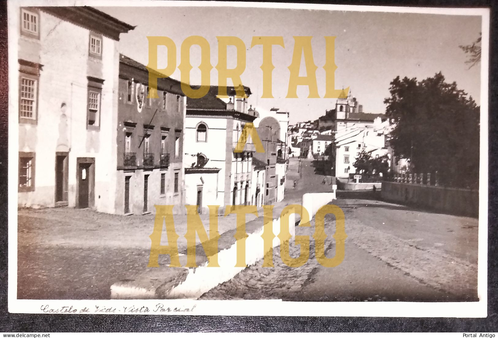 Postal Fotográfico - CASTELO DE VIDE - Vista Parcial - Portalegre - Portugal - Circulado 1950 (2 Scans) - Portalegre