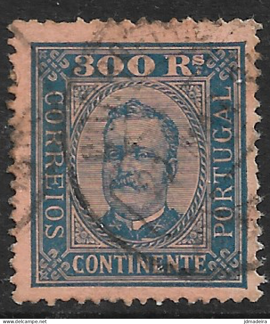 5Portugal – 1892 King Carlos 300 Réis Used Stamp - Used Stamps