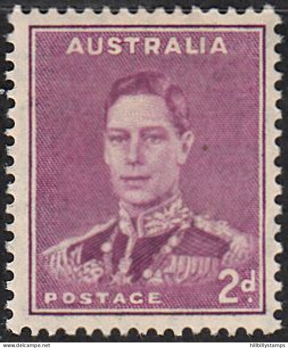 AUSTRALIA  SCOTT NO 182B  MINT HINGED  YEAR  1938 - Mint Stamps