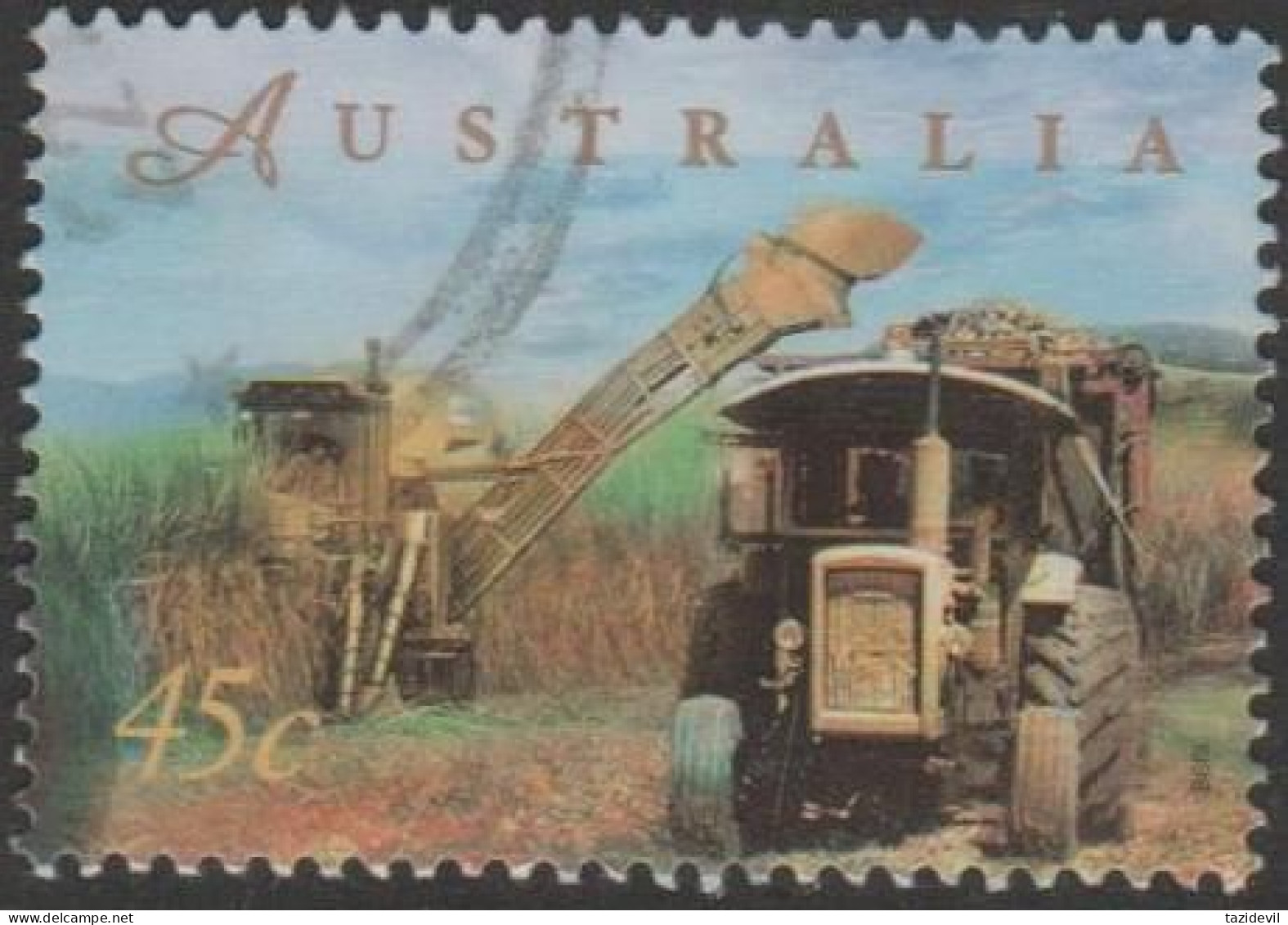 AUSTRALIA - USED 1999 45c Farming In Australia - Sugar - Gebraucht