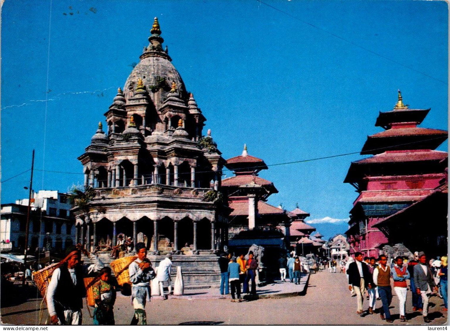 23-1-2024 (2 X 8) Nepal (posted To France) Patan Darbar Square - Népal