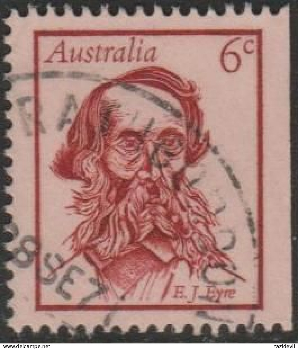 AUSTRALIA - USED 1970 6c Famous Australians - John Eyre Booklet Single - Oblitérés