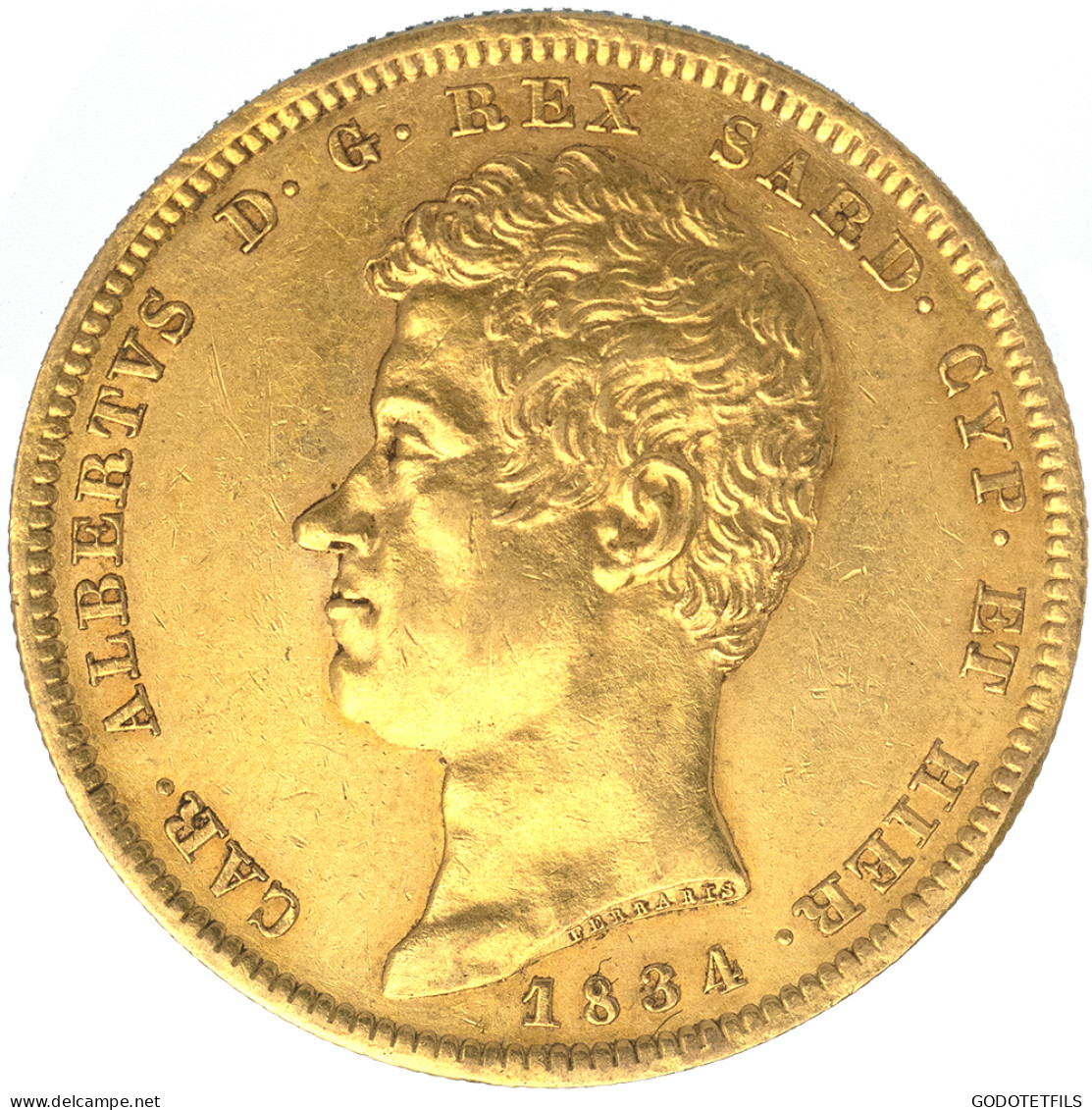 Royaume De Sardaigne-100 Lire Charles-Albert 1834 Turin - Piémont-Sardaigne-Savoie Italienne