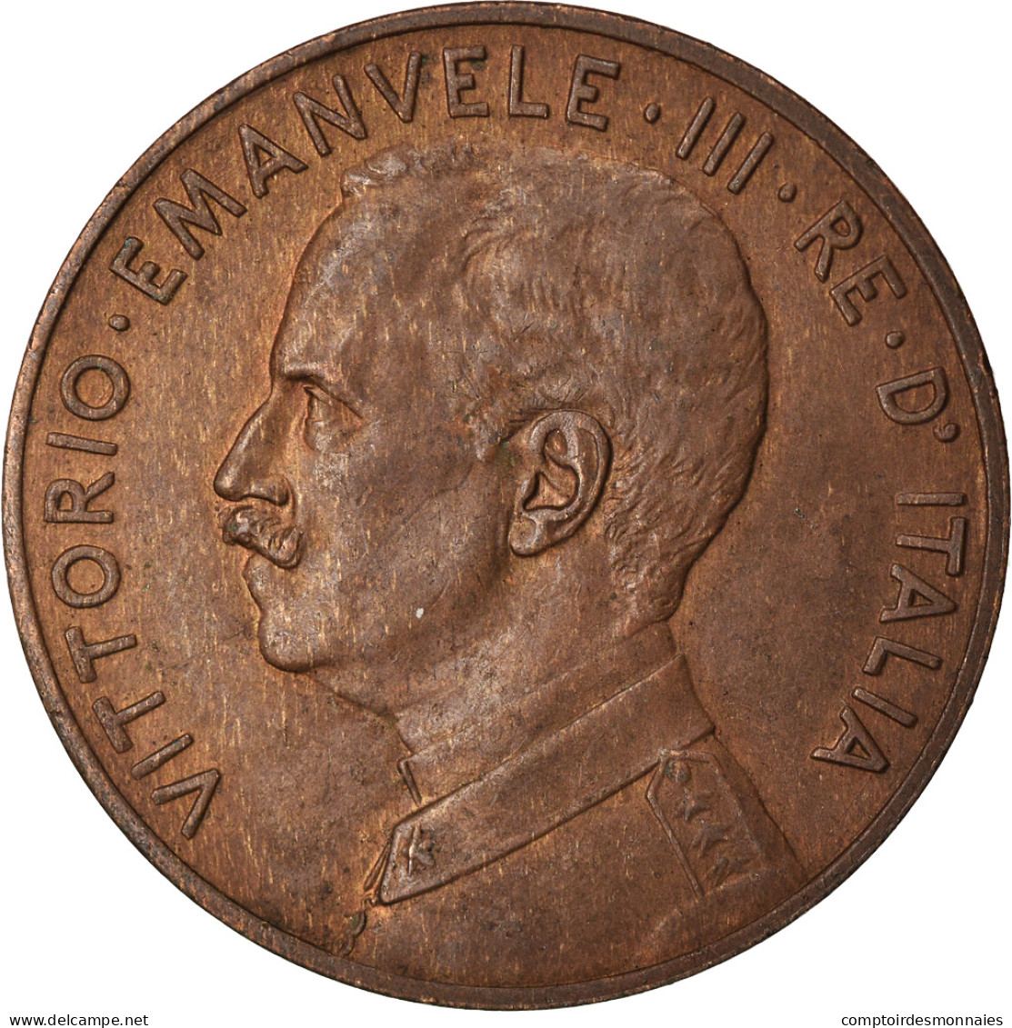 Monnaie, Italie, Vittorio Emanuele III, 5 Centesimi, 1918, Rome, TTB, Bronze - 1900-1946 : Victor Emmanuel III & Umberto II