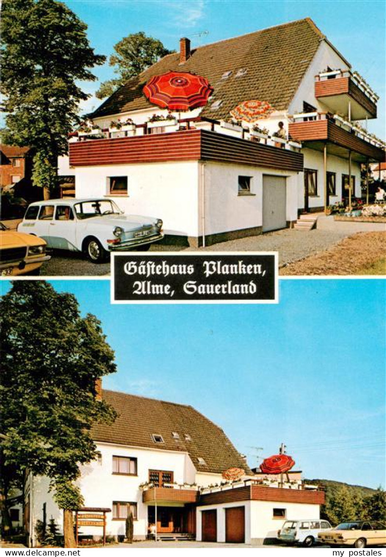 73912274 Alme Brilon Sauerland Gaestehaus Planken Terrasse - Brilon