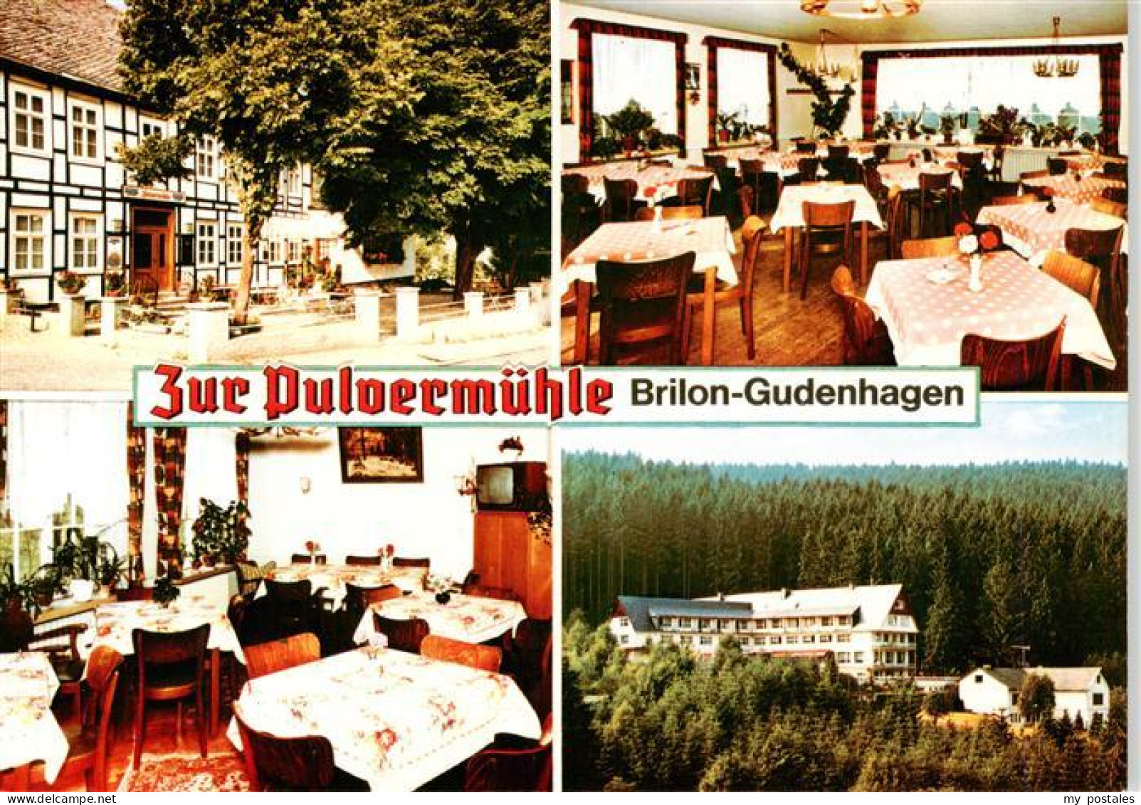 73912127 Gudenhagen Gaststaette Zur Pulvermuehle Gastraeume - Brilon