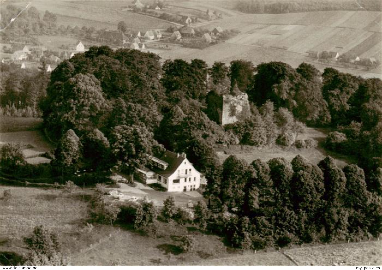 73872351 Boerninghausen Preussisch Oldendorf Forsthaus Limberg Fliegeraufnahme  - Getmold