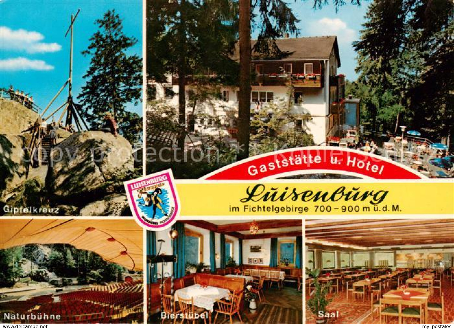 73837279 Luisenburg Wunsiedel Fichtelgebirge Gipfelkreuz Gaststaette Hotel Luise - Wunsiedel