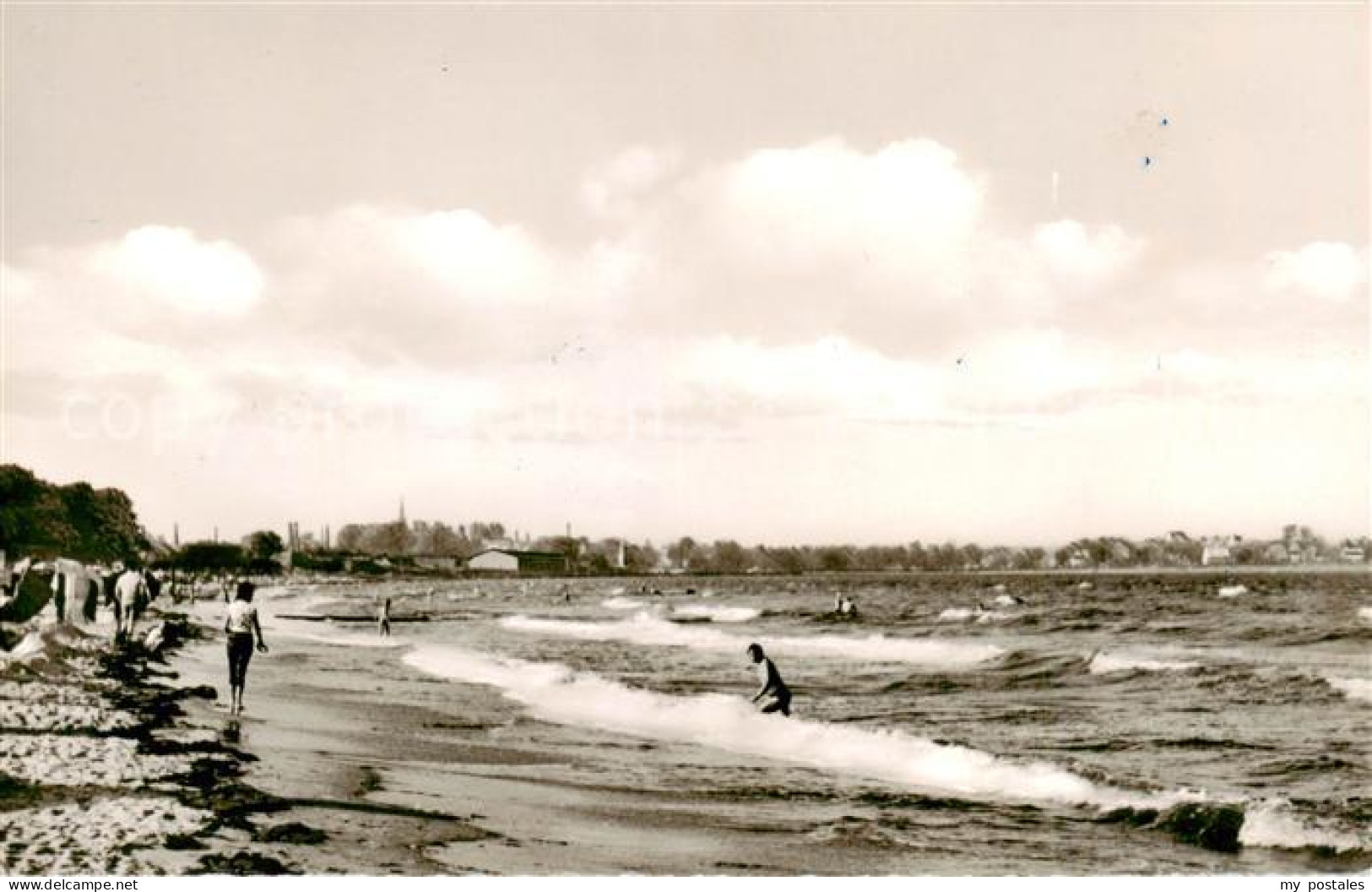 73804872 Eckernfoerde Ostseebad Strandpartie  - Eckernfoerde