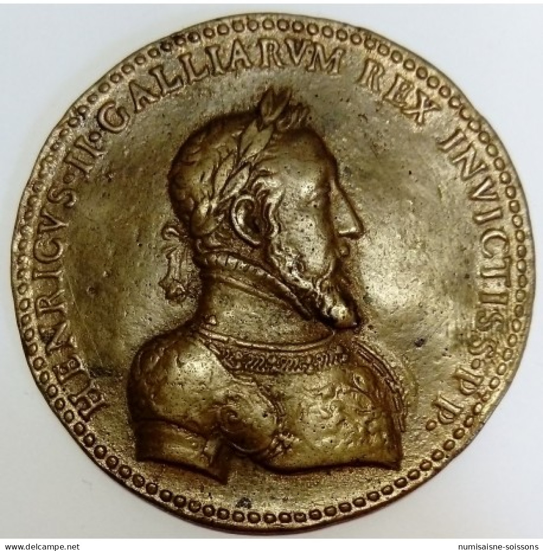 MEDAILLE - HENRI II - 1547-1559 - FONTE ANCIENNE - 1552 - Royaux / De Noblesse