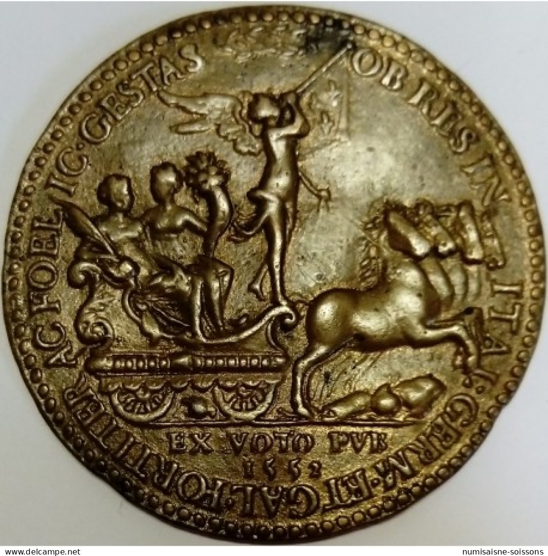 MEDAILLE - HENRI II - 1547-1559 - FONTE ANCIENNE - 1552 - Royal / Of Nobility