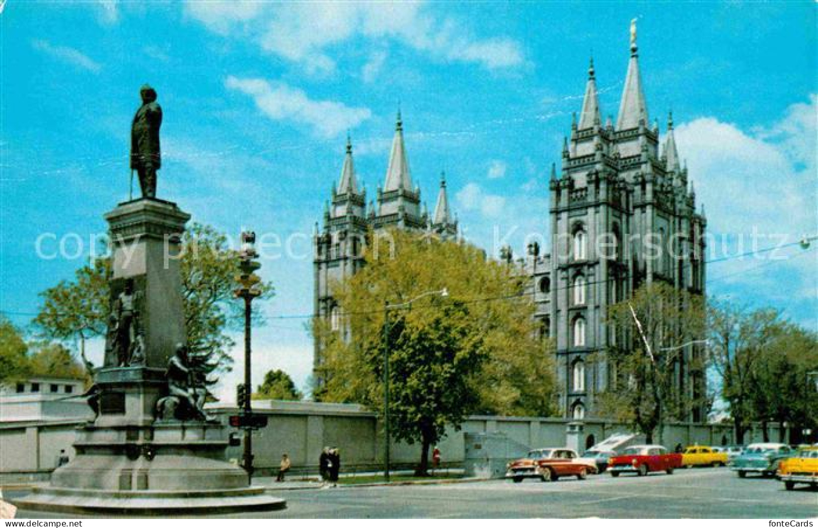 72856109 Salt_Lake_City Pioneer Monument Mormon Temple - Autres & Non Classés