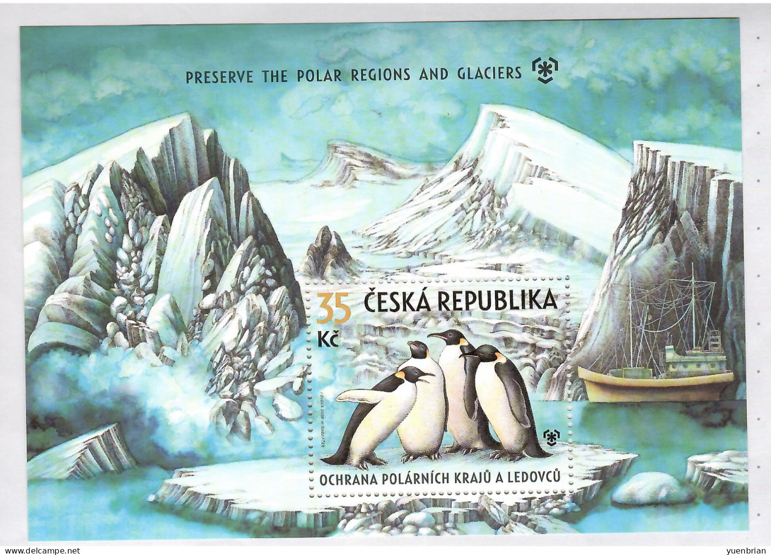 Czech Republic 2009, Bird, Birds, Penguin, 1v, MNH** - Pinguine