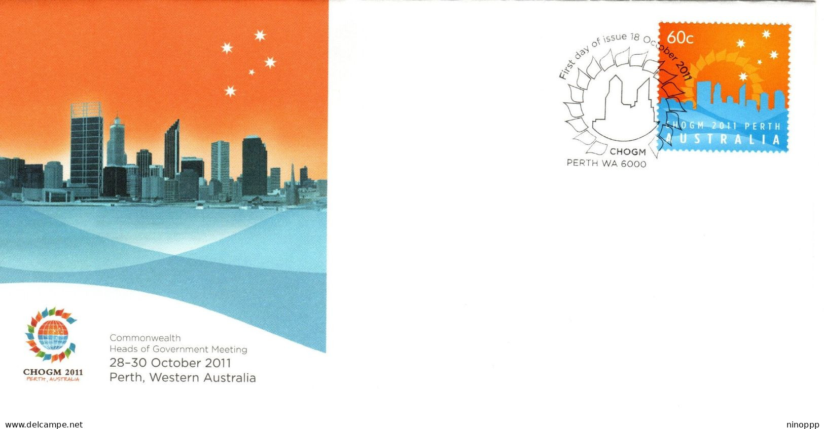 Australia 2011 CHOGM Meeting,FDI - Postmark Collection