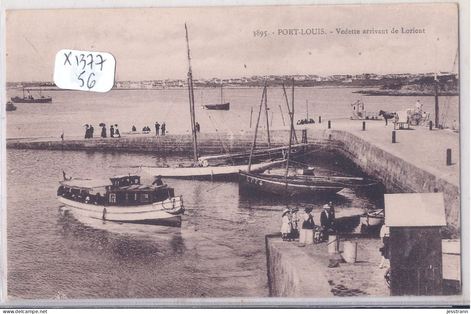 PORT-LOUIS- VEDETTES ARRIVANT DE LORIENT - Port Louis