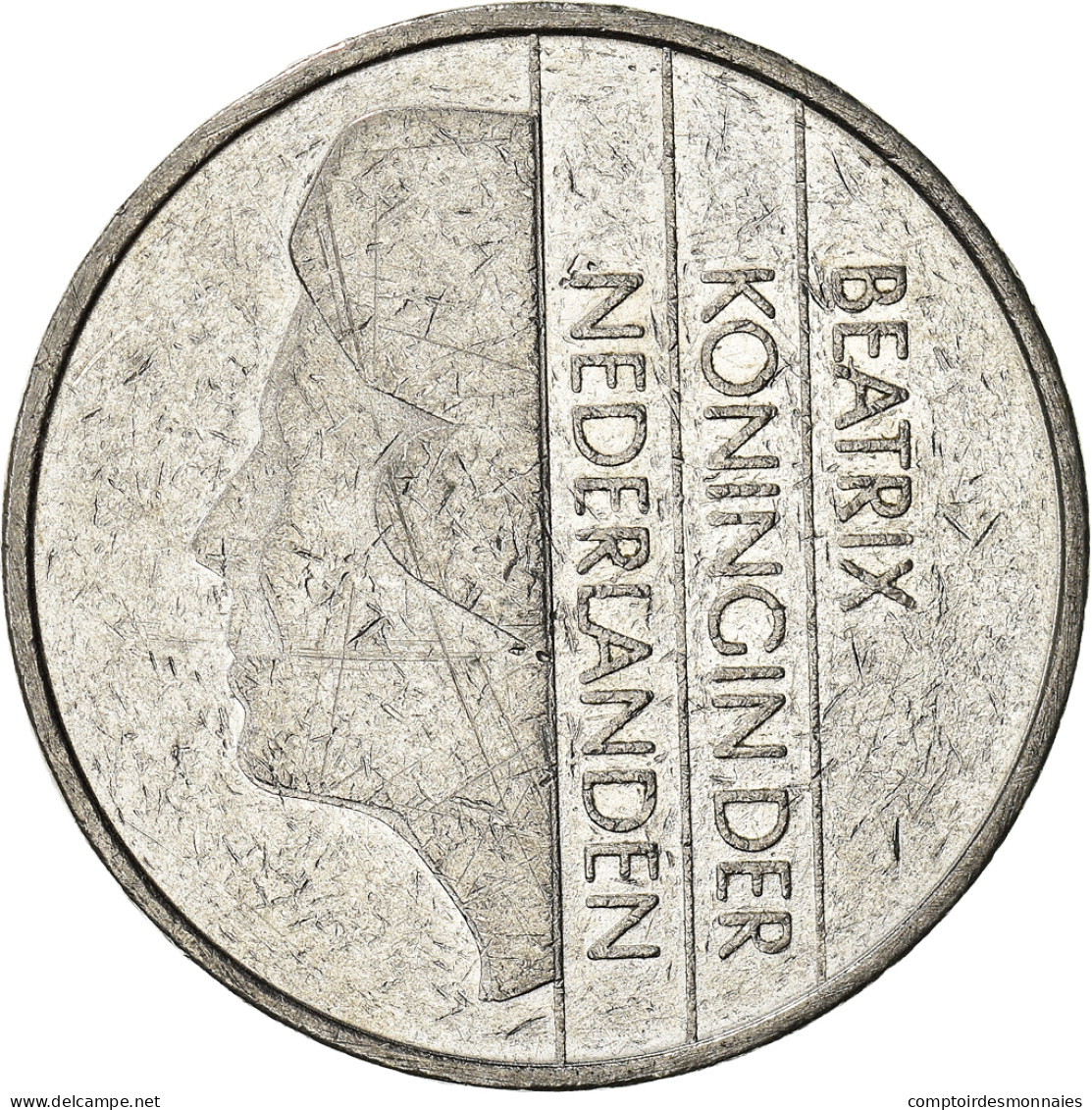 Monnaie, Pays-Bas, Beatrix, 2-1/2 Gulden, 1988, TB+, Nickel, KM:206 - 1980-2001 : Beatrix